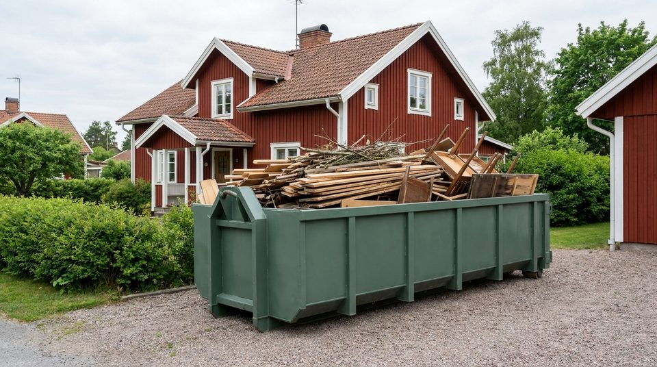 Bortforsling och containerhantering